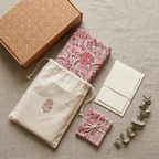 Blush Multicolour Floral Hand Block Print Cotton Bedspread – Blush