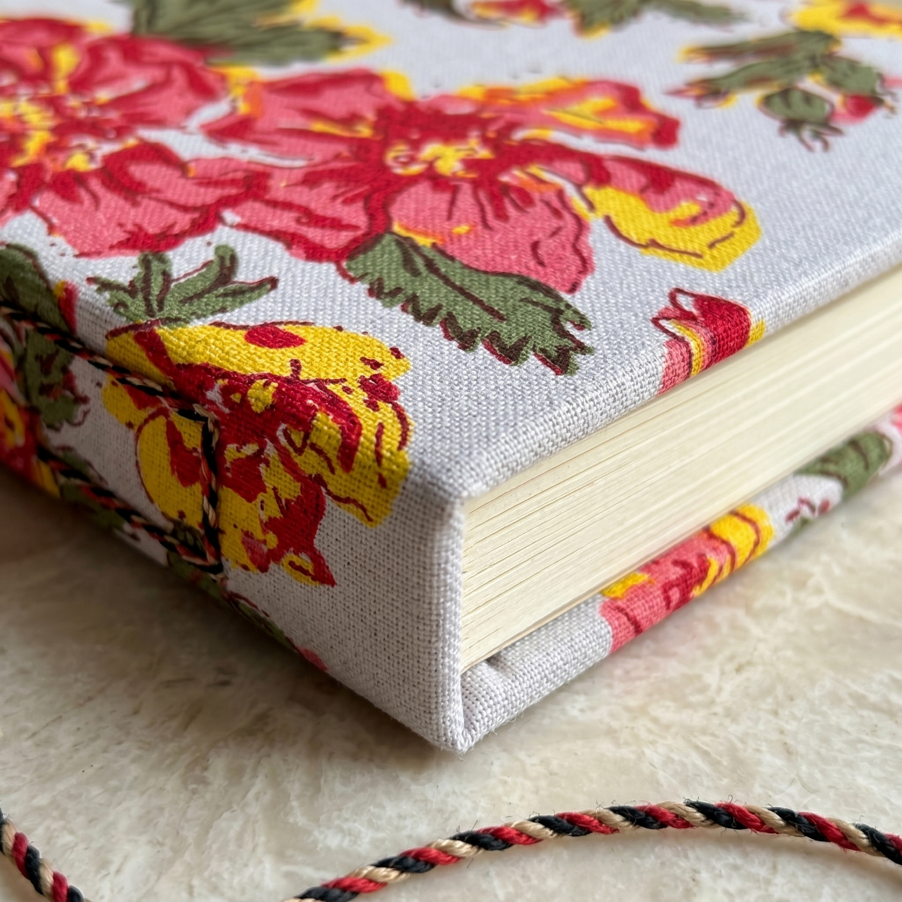 Hand Block Print Cotton Journal – Handmade Paper Diary