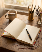 Hand Block Print Cotton Journal – Handmade Paper Diary