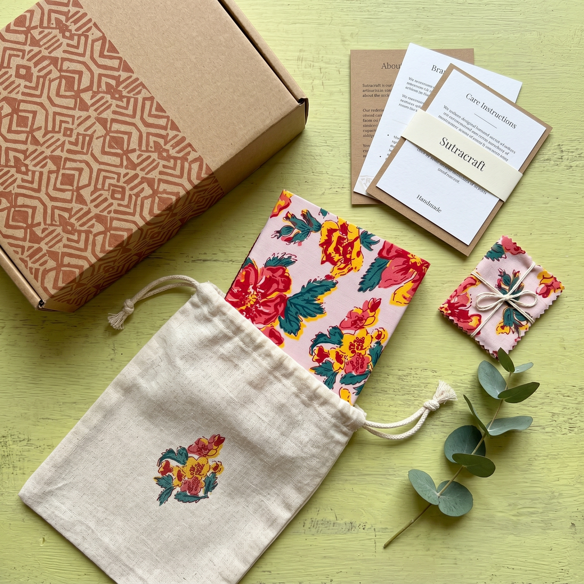 Hand Block Print Cotton Journal – Handmade Paper Diary