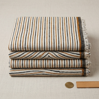 Bagru Daboo Block Print Cotton Fabric – Stripe