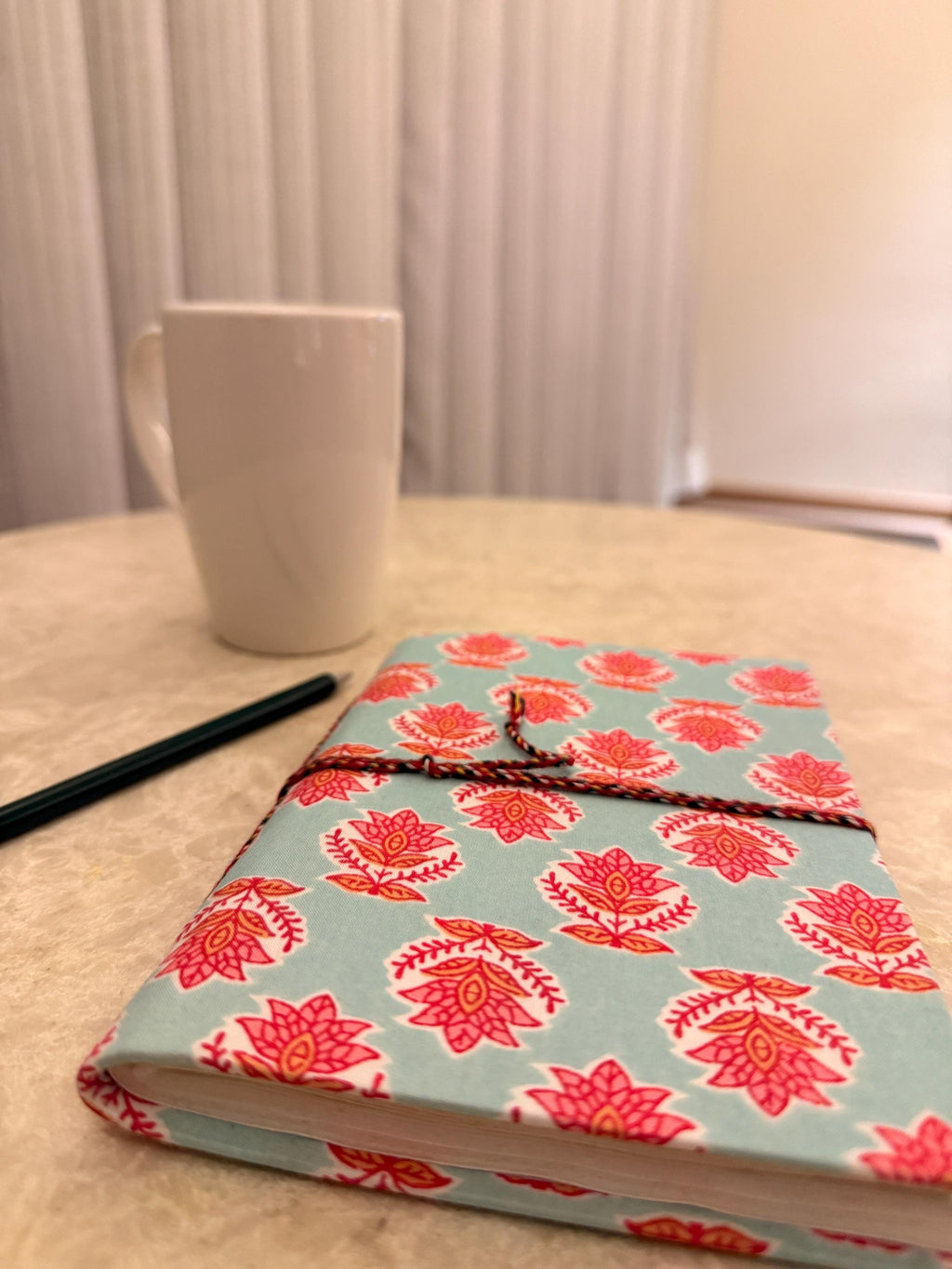 Hand Block Print Handmade Paper Diary, Handmade Journal Notebook, Artisan Writing Journal, Sustainable Gift