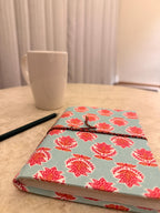 Hand Block Print Handmade Paper Diary, Handmade Journal Notebook, Artisan Writing Journal, Sustainable Gift