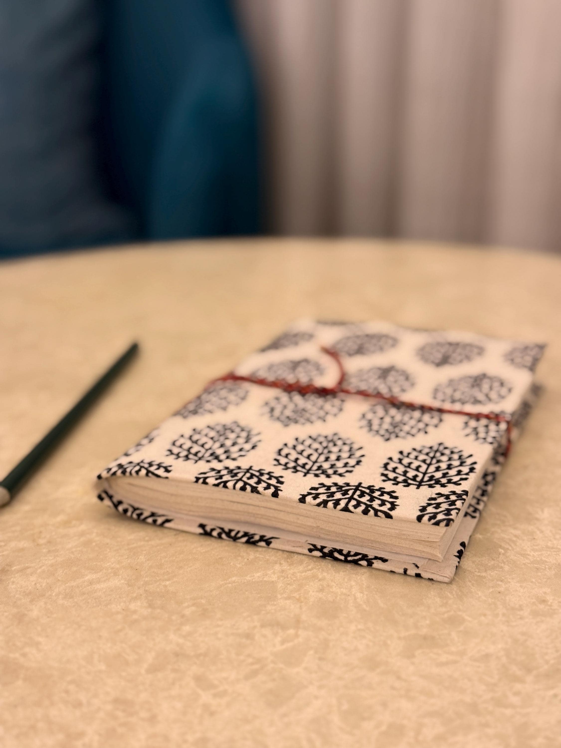 Hand Block Print Handmade Diary, Artisan Paper Journal, Writing Notebook, Unique Handmade Gift