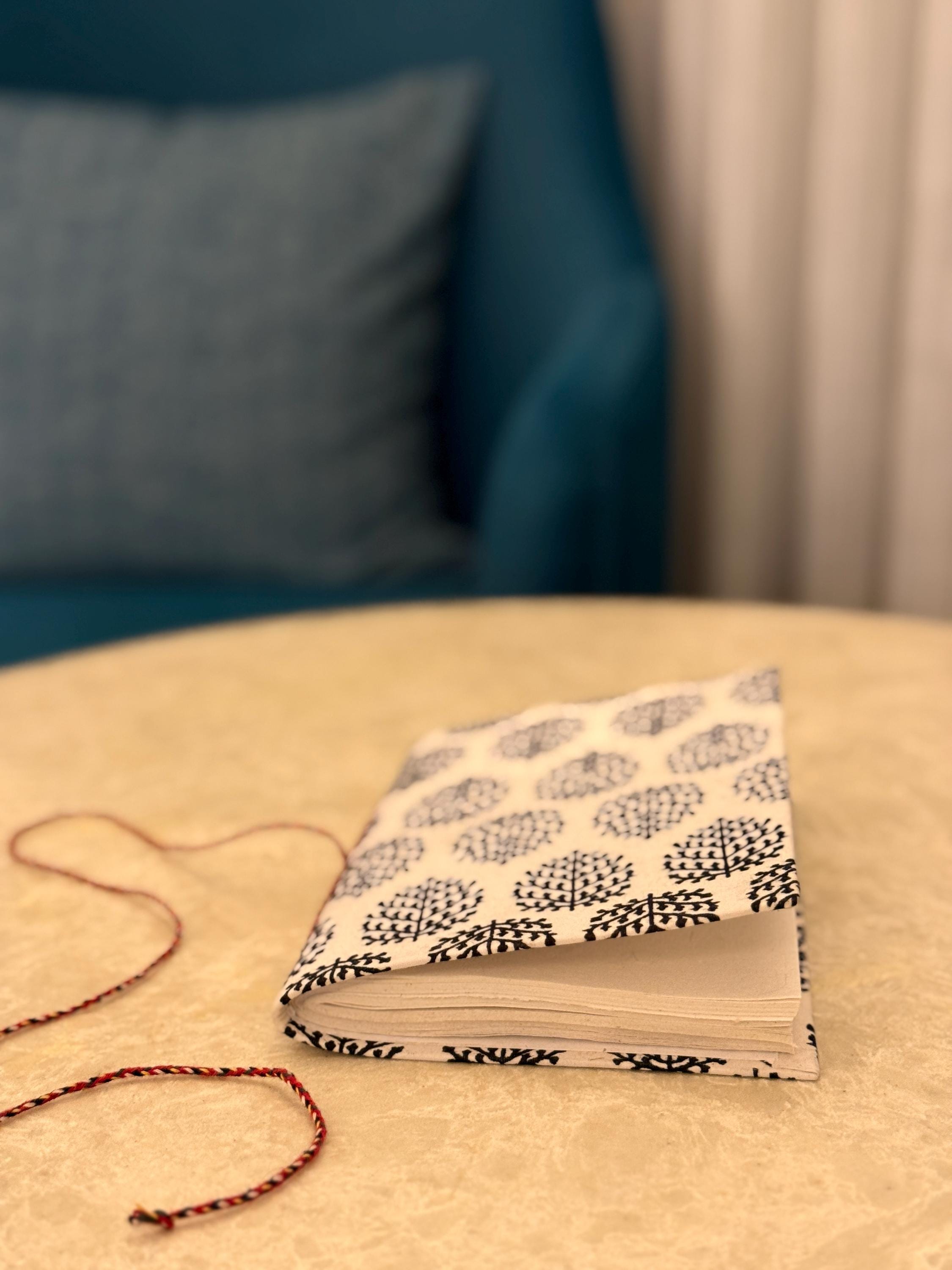 Hand Block Print Handmade Diary, Artisan Paper Journal, Writing Notebook, Unique Handmade Gift