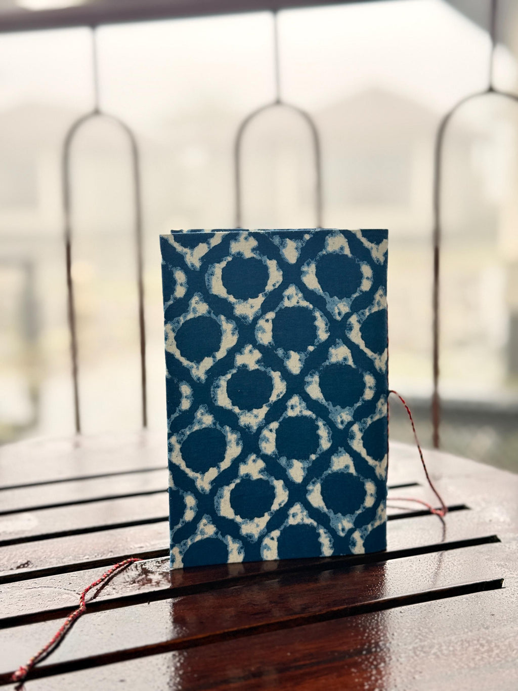 Handmade Indigo Block Print Diary | Handcrafted Fabric Journal | Artisan Notebook for Writing, Sketching & Gifting