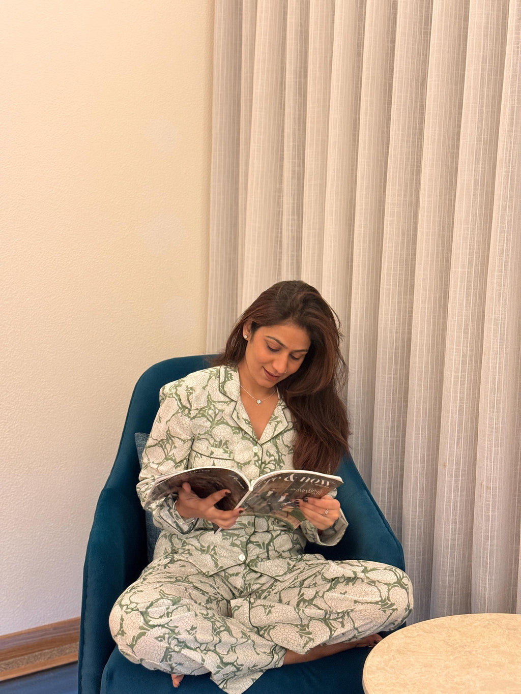 Hand Block Print Cotton Coord Set, Matching Top and Pants Set, Handmade Loungewear Set, Comfortable Summer Outfit
