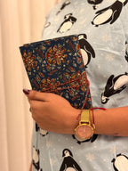 Hand Block Print Handmade Paper Diary, Handmade Journal Notebook, Artisan Writing Journal, Sustainable Gift