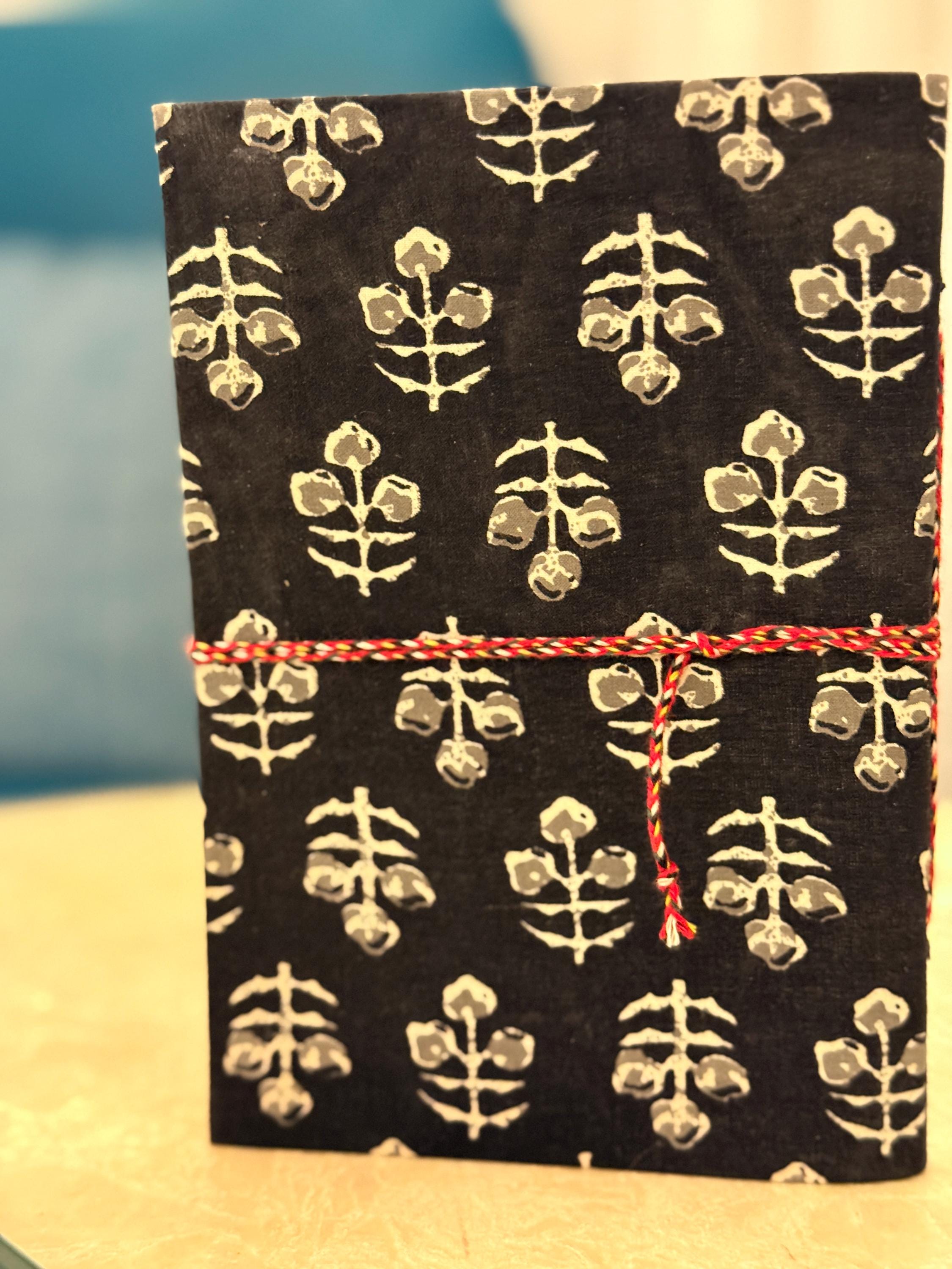 Hand Block Print Handmade Diary, Artisan Paper Journal, Writing Notebook, Unique Handmade Gift