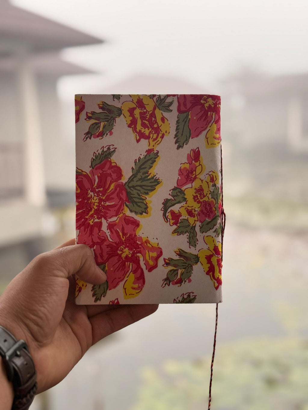 Hand Block Print Handmade Paper Diary, Handmade Journal Notebook, Artisan Writing Journal, Sustainable Gift