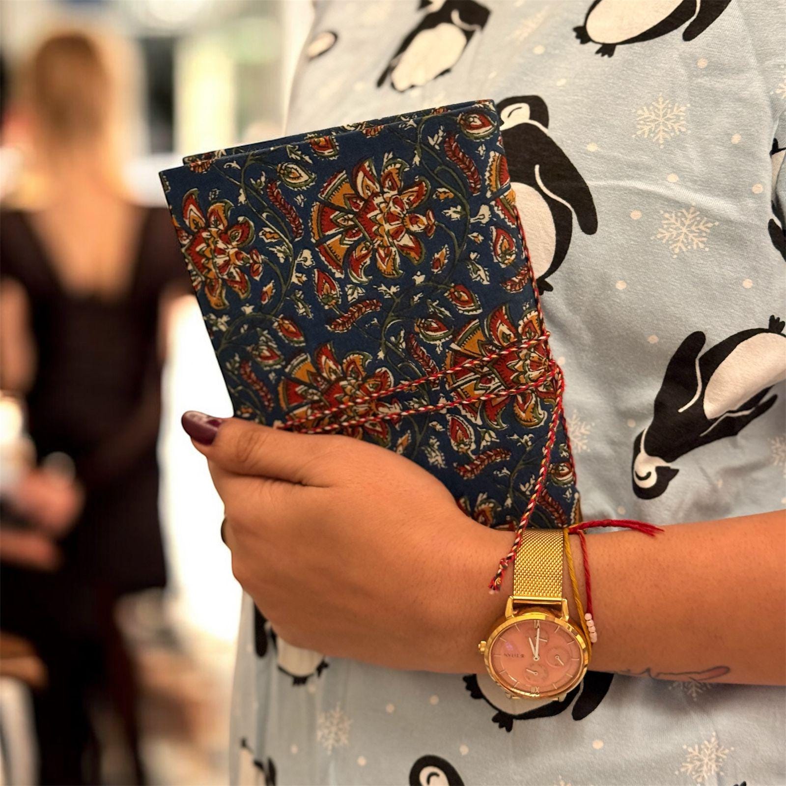 Hand Block Print Handmade Paper Diary, Handmade Journal Notebook, Artisan Writing Journal, Sustainable Gift