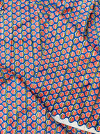 Hand Block Print Cotton Running Fabric, Natural Dye Fabric by the Yard, Handmade Indian Textile, Sewing Craft Fabric