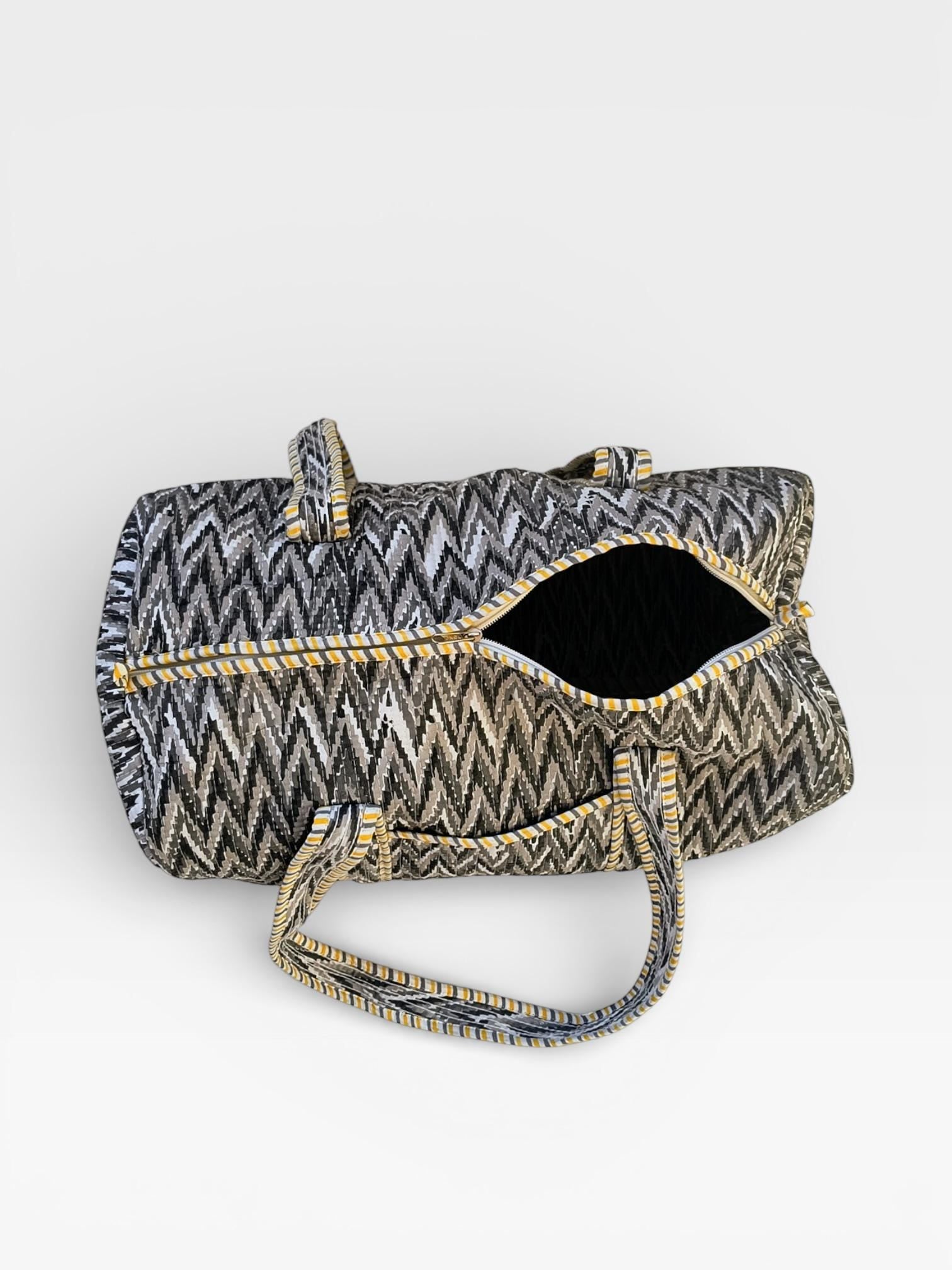 Block Print Quilted Duffle Bag, Handmade Cotton Weekender Bag, Indian Blockprint Travel Bag, Boho Overnight Bag, Gym Yoga Bag