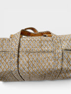 Hand Block Printed Cotton Duffle Bag – Floral Boho Travel Tote