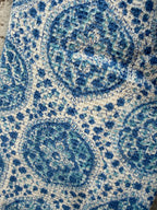 Blue & White Block Print Cotton Waffle Bathrobe – Handmade Jaipuri Kimono Robe – Lightweight  Dressing Gown – Bridesmaid Gift – Spa Robe
