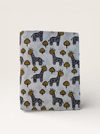 Bagru Hand Block Print Cotton Fabric – Natural Dye Cute Giraffe Print – Kids Animal Print Fabric – Vegetable Dyed Indian Cotton by Yard