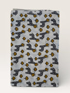 Bagru Hand Block Print Cotton Fabric – Natural Dye Cute Giraffe Print – Kids Animal Print Fabric – Vegetable Dyed Indian Cotton by Yard