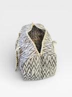 Block Print Quilted Duffle Bag, Handmade Cotton Weekender Bag, Indian Blockprint Travel Bag, Boho Overnight Bag, Gym Yoga Bag