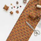 Mustard Floral Hand Block Print Cotton Fabric Indian Buti Print Cambric Fabric by Yard, Small Motif Boho Fabric, Soft Dressmaking & Quilting