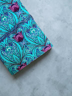 Handmade Block Print Diary Journal | Floral Fabric Notebook | Vintage Style Writing Journal | Travel Diary Gift | Artisan Handmade Notebook